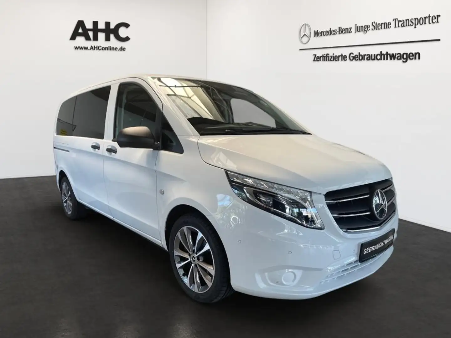 Mercedes-Benz Vito 124 CDI ETP/K LED, NAVI, AHK, RFK, SHZ Blanc - 2