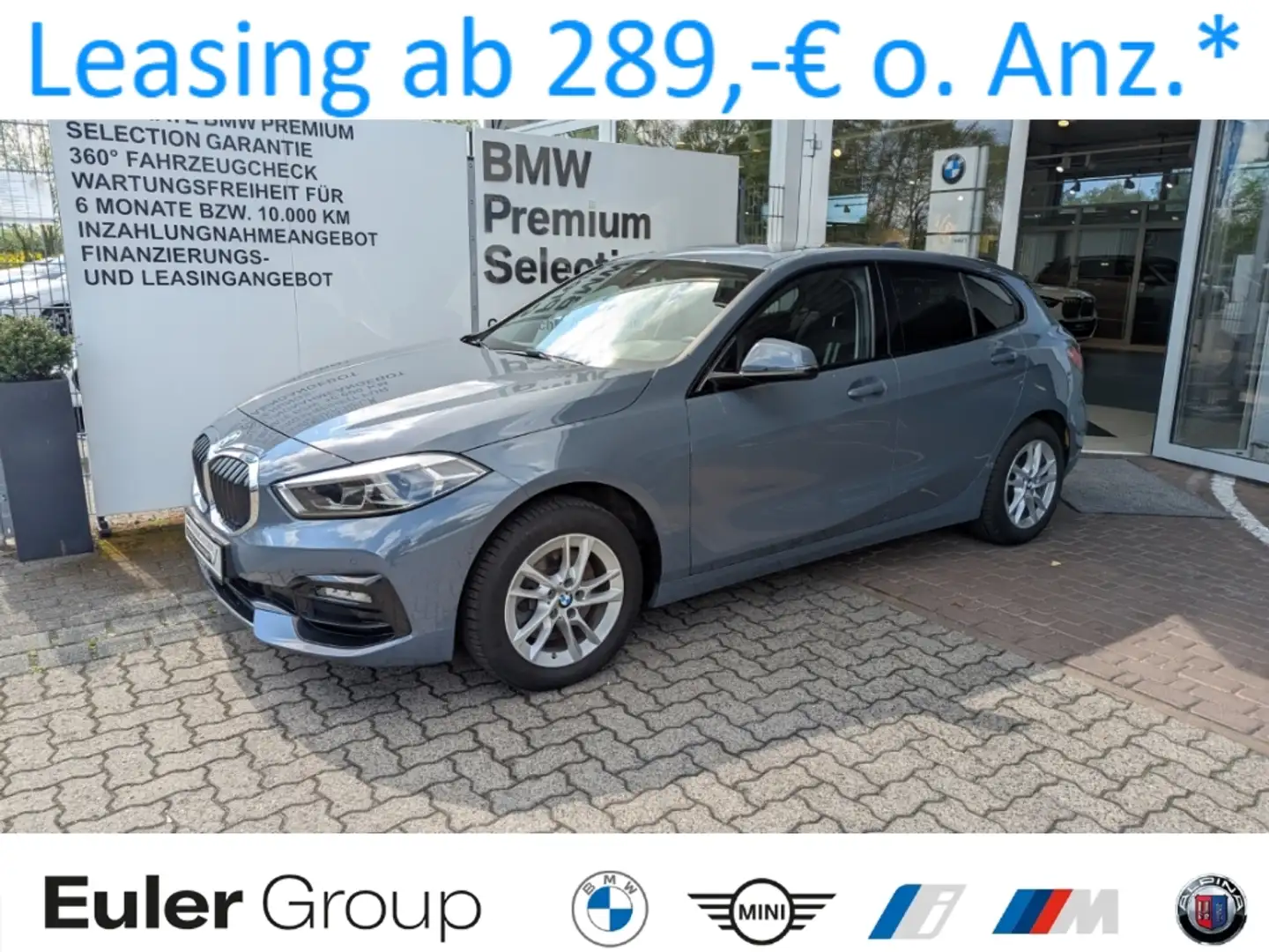 BMW 118 iA Sport Line Pano AHK Comfort+Travel HiFi LCProf Grau - 1