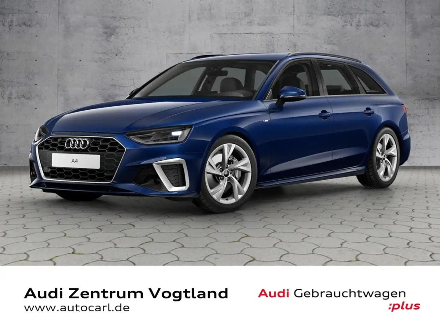 Audi A4 Avant S line 40 TDI S-tronic Business/Tour KLIMA Blau - 1