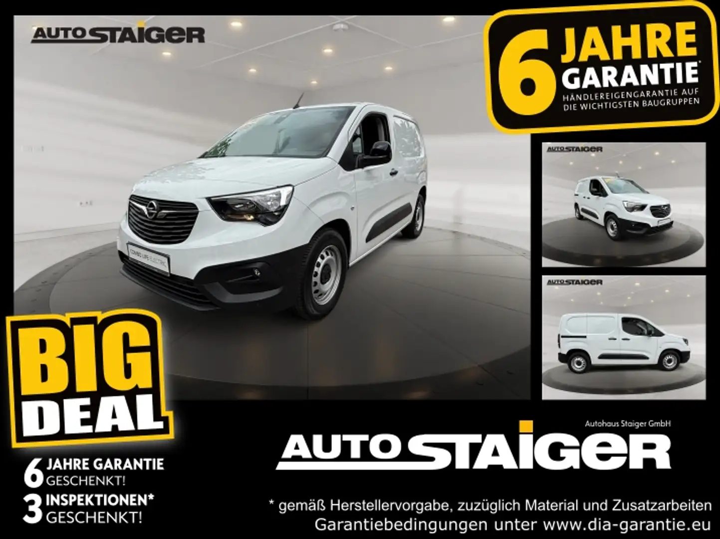 Opel Combo Cargo - e Basis +FLA SpurW Blanc - 1