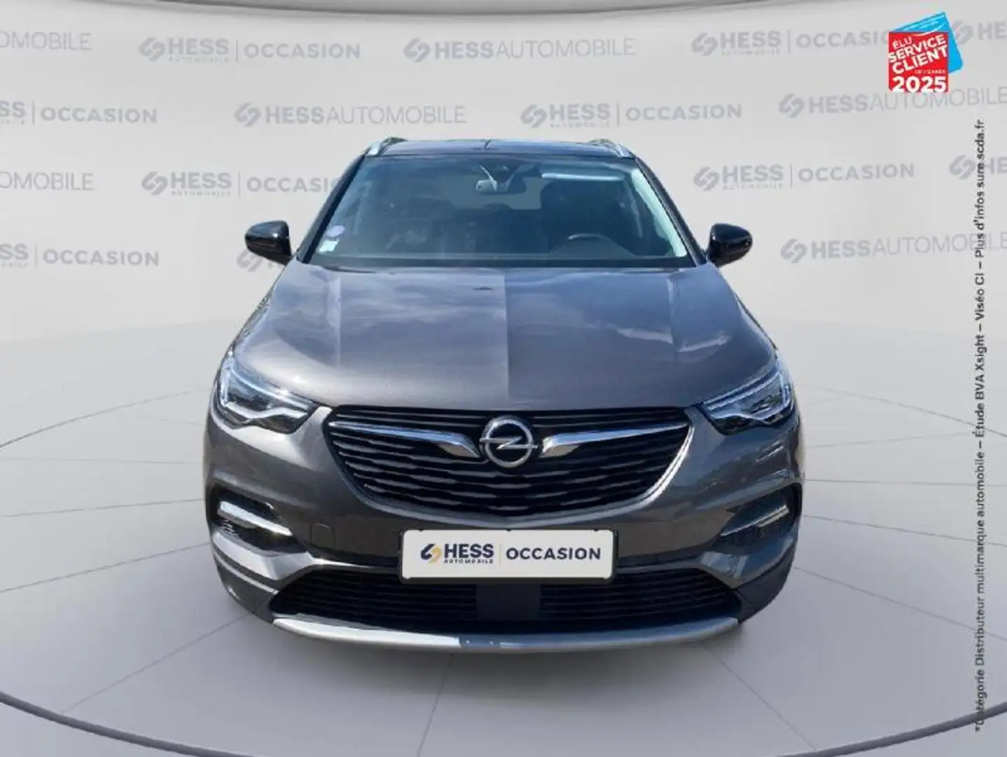 Opel Grandland X 1.2 Turbo 130ch Elite 7cv GPS Camera Carplay Grau - 2