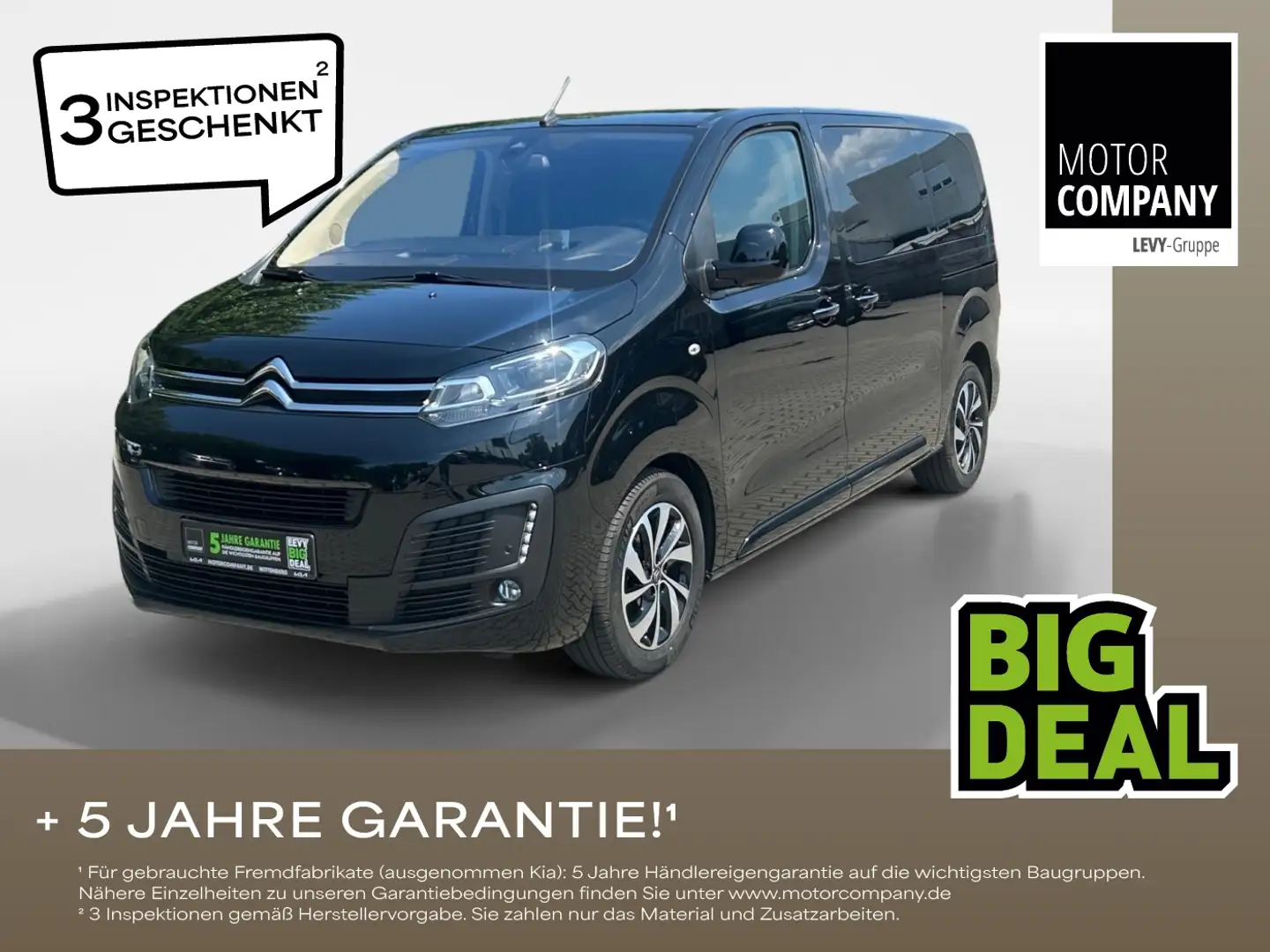 Citroen Spacetourer (L2) 2.0 BlueHDi 150 FAP L2 Feel M Чорний - 1