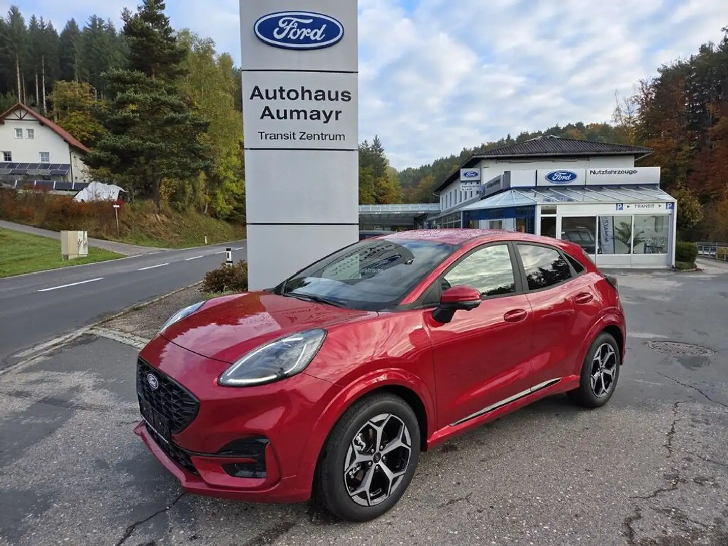 Ford Puma 1,0 EcoBoost Hybrid ST-Line Aut. Rouge - 1