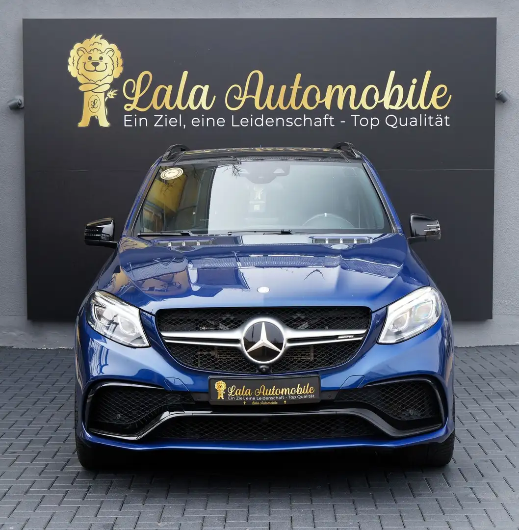 Mercedes-Benz GLE 63 AMG S 4Matic 5.5 V8 B&O/NIGHT-PAKET/VOLLLEDER/360° CAM Синій - 2
