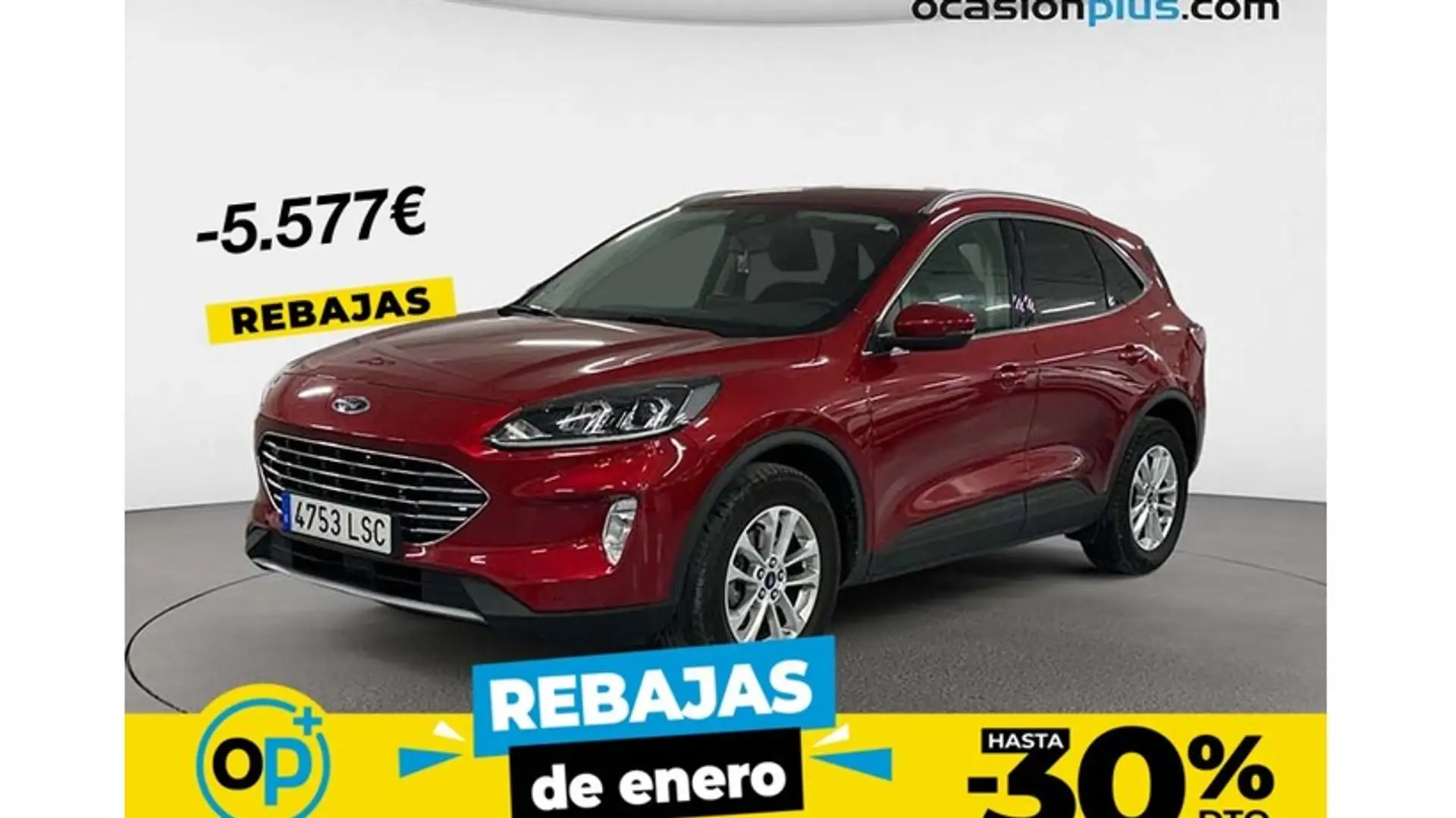 Ford Kuga 2.0 EcoBlue MEHV Titanium FWD 150 Rouge - 1