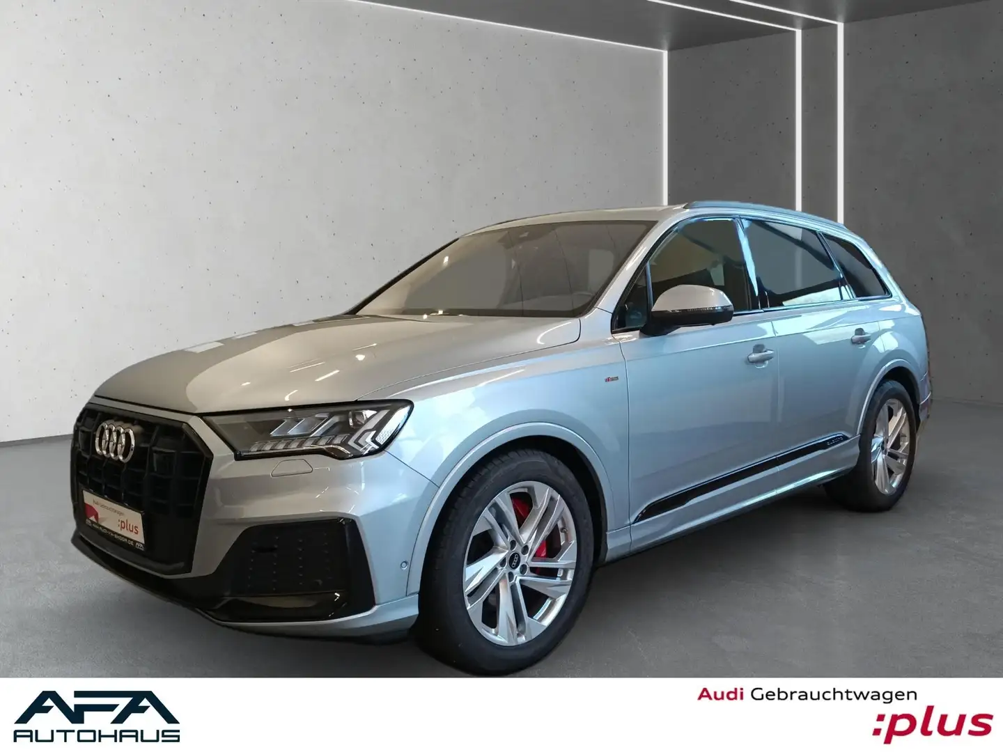 Audi Q7 50 TDI qu. tiptr. 2x S-Line*AHK*Matrix*7Sitze Argent - 1