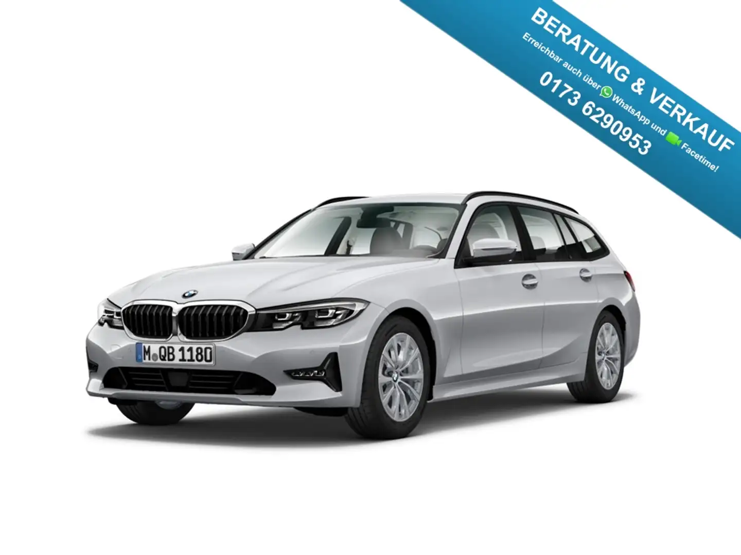 BMW 318 d Touring Advantage LED ACC Sitzheizung LC+ Argent - 1