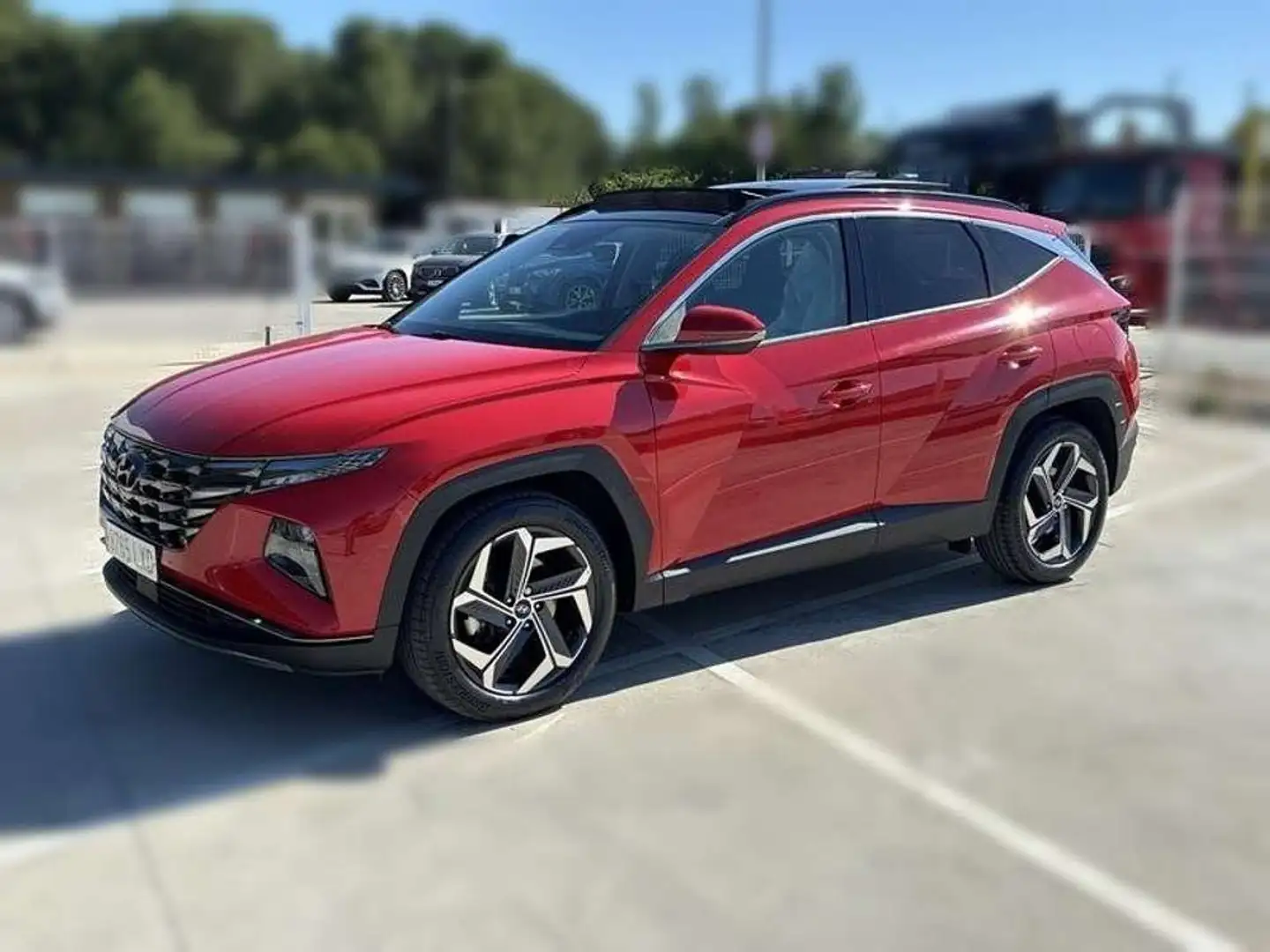 Hyundai TUCSON 1.6 TGDI HEV Nline Sky AT Rojo - 1
