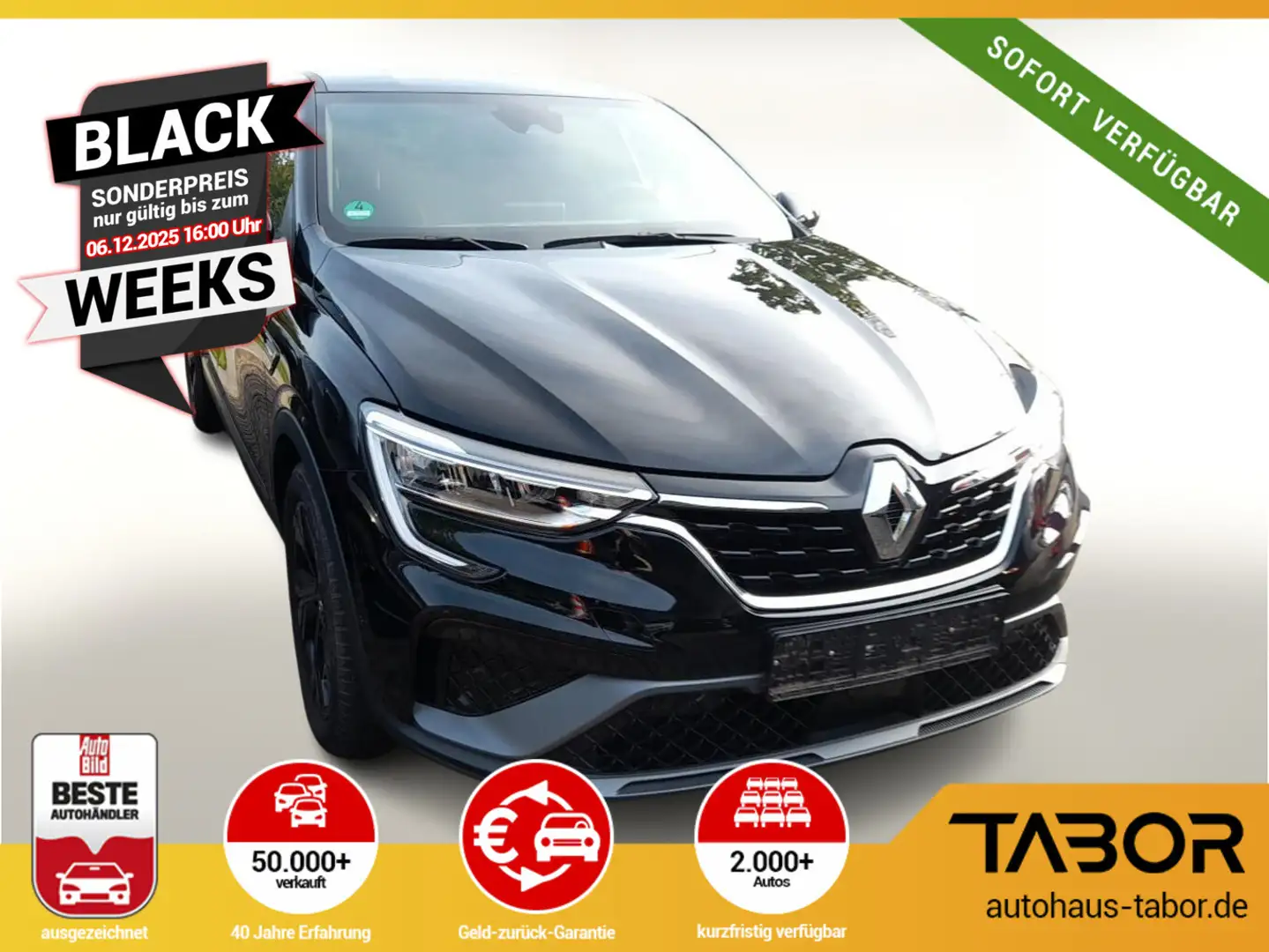 Renault Arkana 1.3 TCe 160 EDC R.S. Line Nav PDC Kam 18Z Schwarz - 1