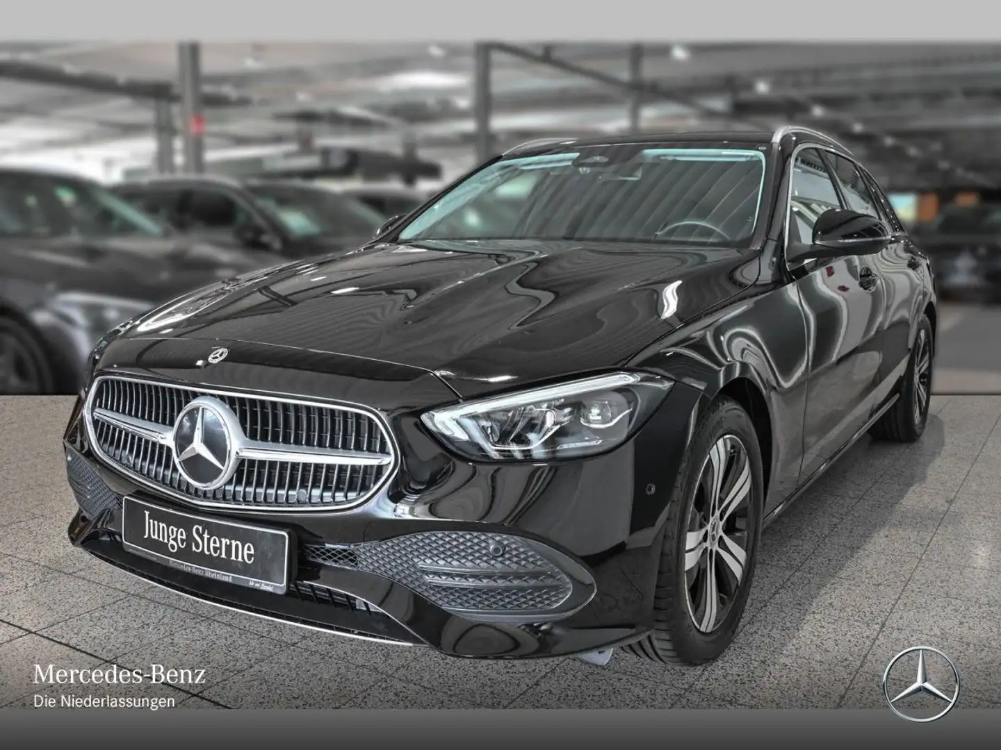 Mercedes-Benz C 200 d T AVANTG+LED+KAMERA+TOTW+KEYLESS+9G Negro - 2