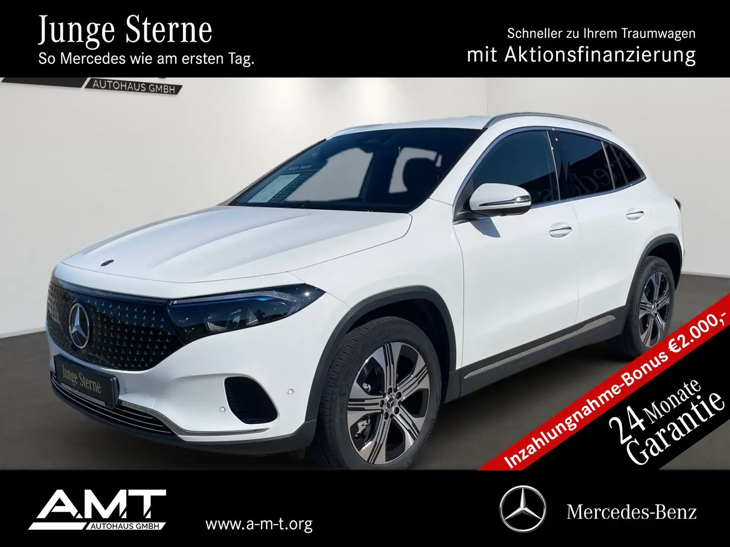 Mercedes-Benz EQA 350 4MATIC Electric Art*AHK*360°-Kamera*19`` Weiß - 1