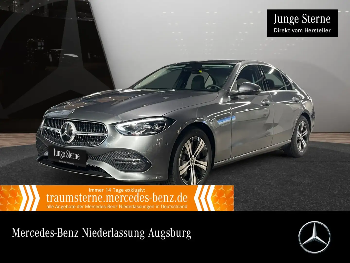 Mercedes-Benz C 180 AVANTG+LED+KAMERA+TOTW+KEYLESS+9G Grau - 1
