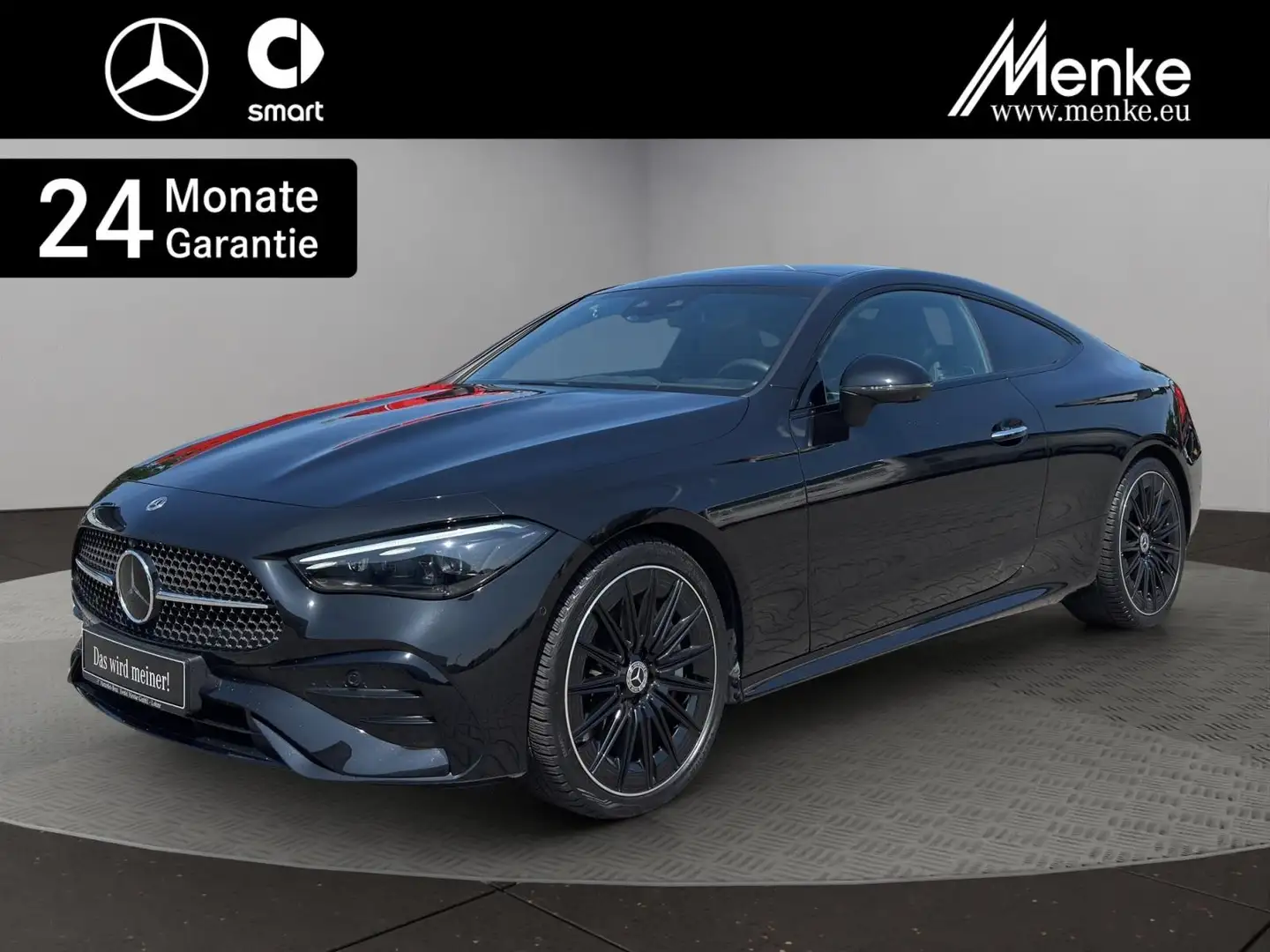Mercedes-Benz CLE 450 4M Coupé AMG+Night+Pano+HUD+Memo+Burmest Zwart - 1