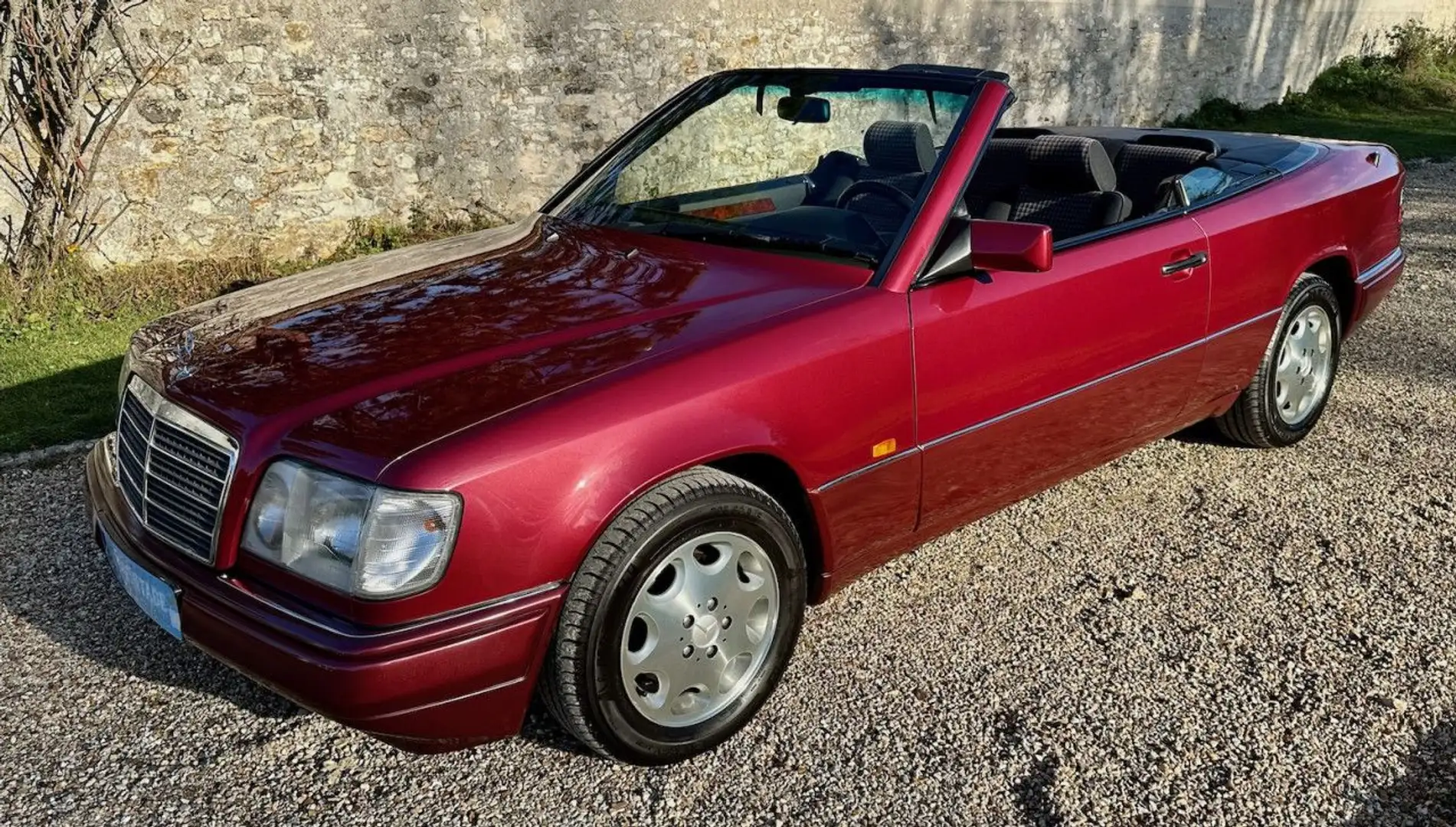Mercedes-Benz E 200 e200 cabriolet 1994 Rot - 2