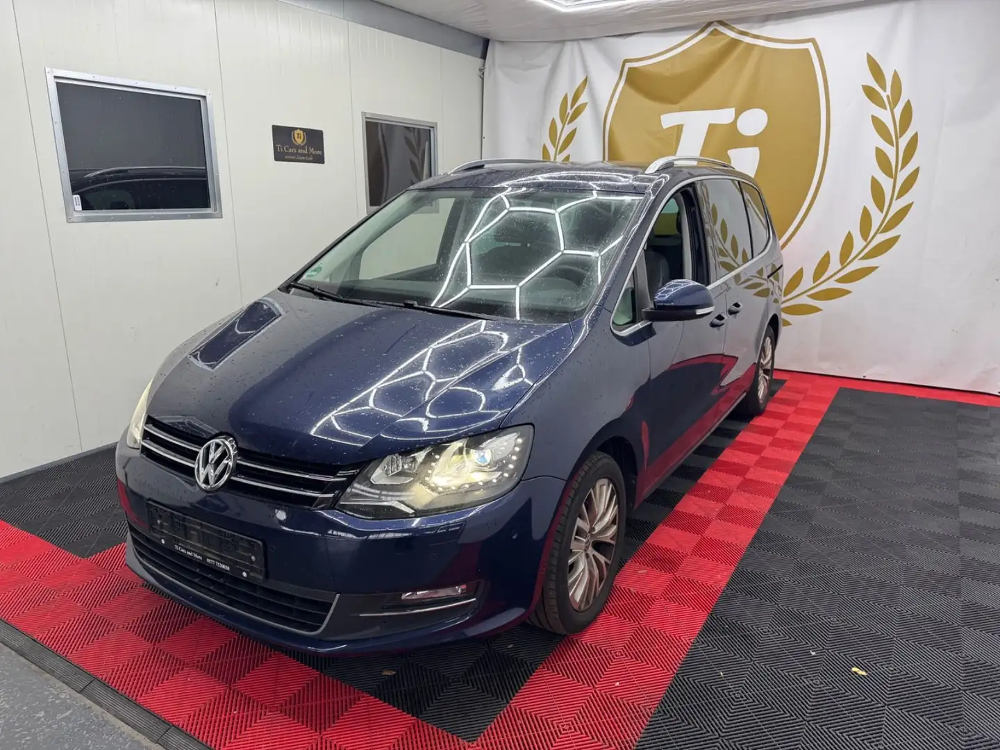 Volkswagen Sharan *Sharan*Highline*BMT*Motor-NEU*Elektrische-Türe* Blau - 1