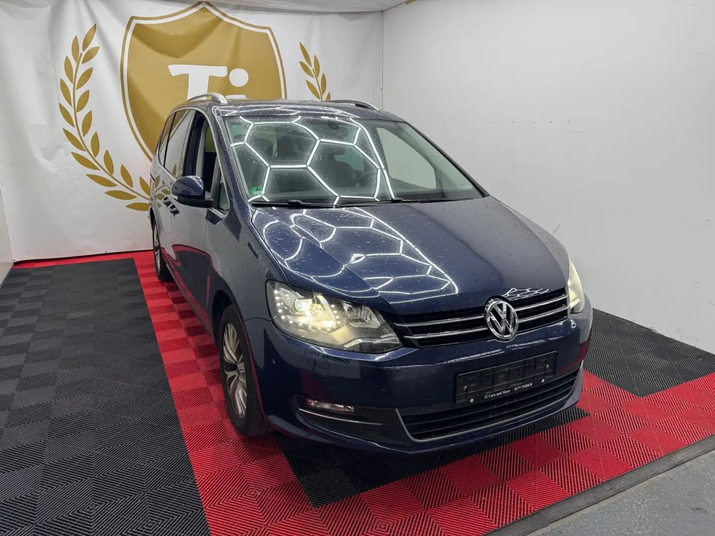 Volkswagen Sharan *Sharan*Highline*BMT*Motor-NEU*Elektrische-Türe* Blau - 2