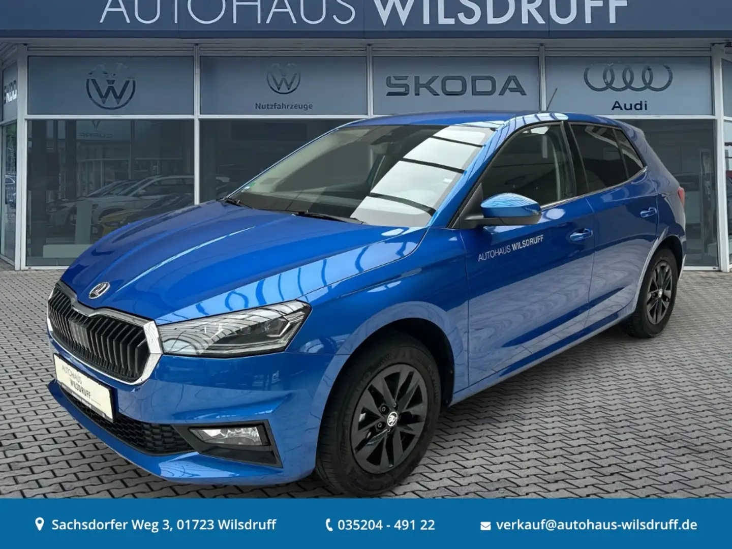 Skoda Fabia 1.0 TSi Style LED KAMERA ALU SHZ Blau - 1