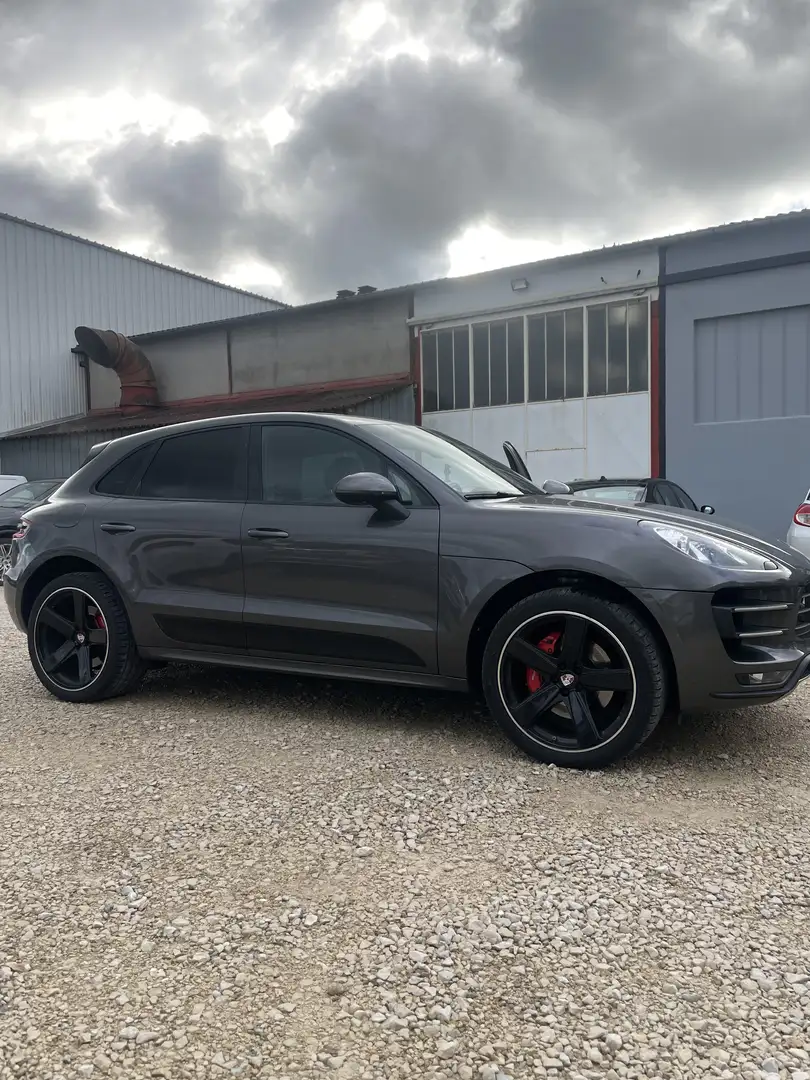 Porsche Macan Macan Turbo 3.6 V6 400 ch PDK Gris - 2