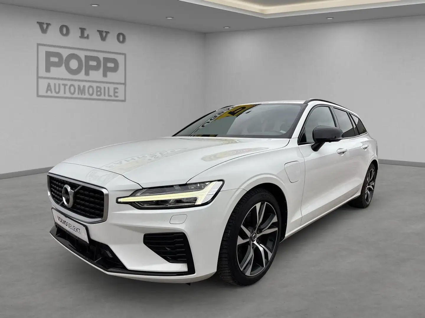 Volvo V60 T8 AWD Recharge R Design 360° ACC H&K 4xSHZ Weiß - 1