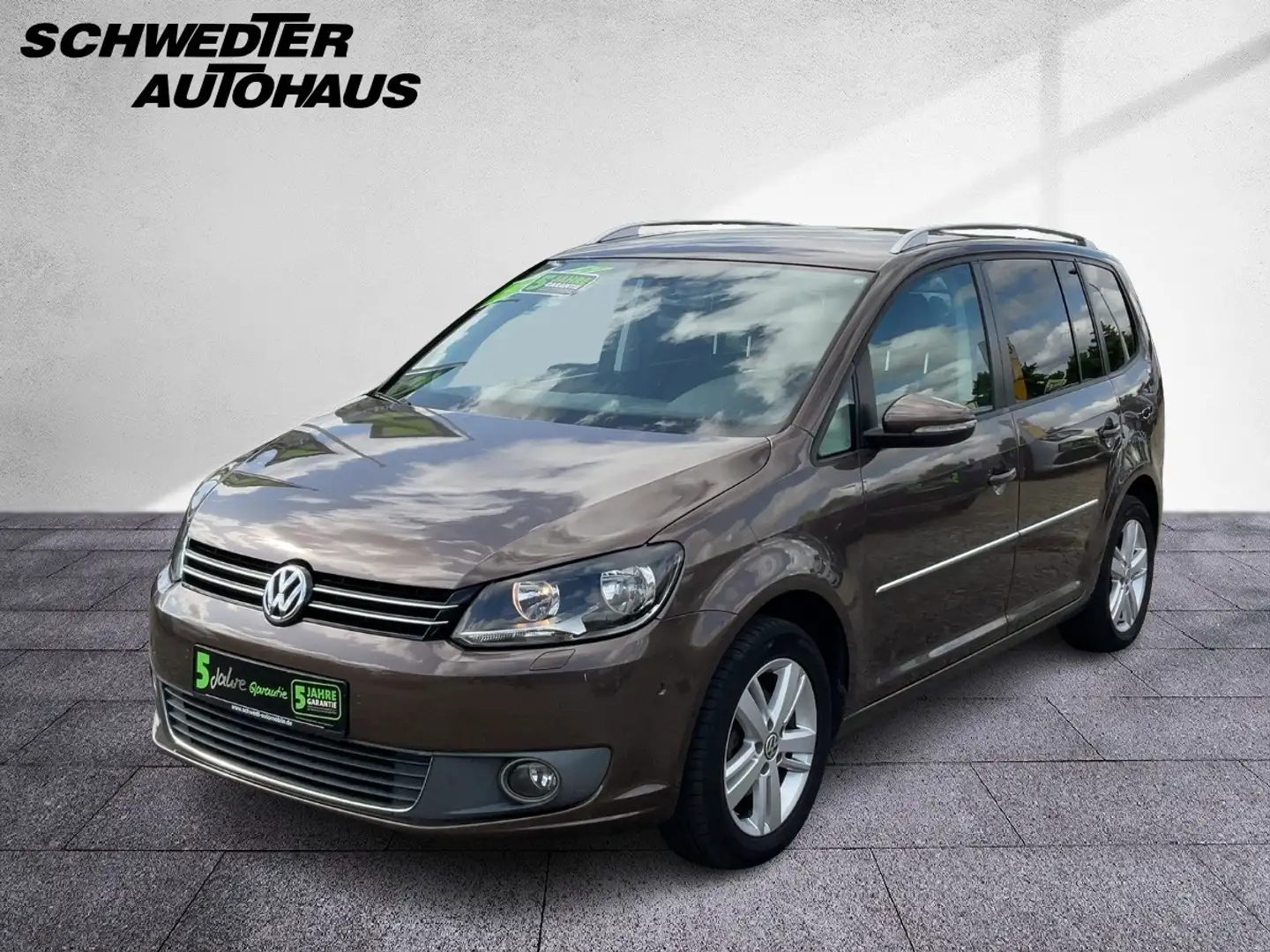 Volkswagen Touran 1.4 TSI Highline **8-Fach bereift** Braun - 1
