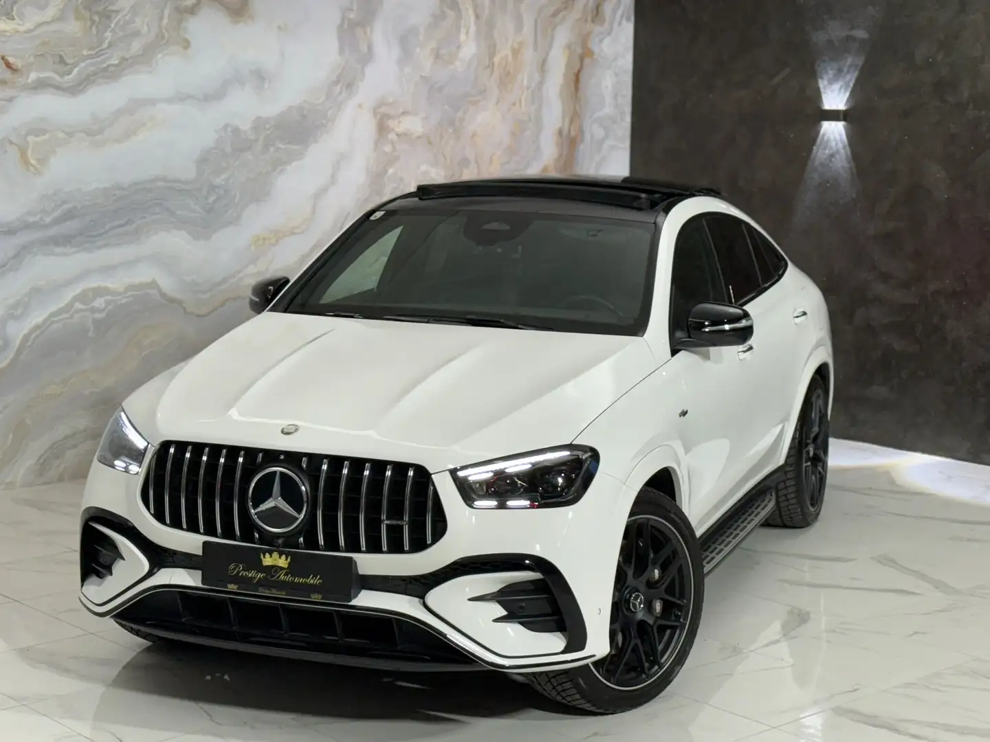 Mercedes-Benz GLE 53 AMG Coupe * 1.BESITZ *LEASINGFÄHIG* WERKSGARANTIE * Weiß - 2