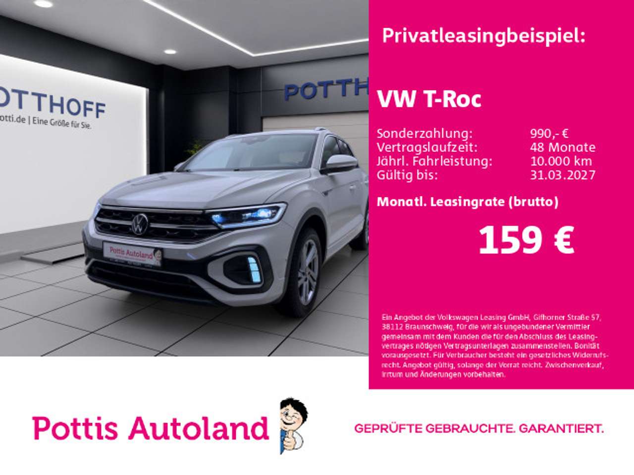 Volkswagen T-Roc 2024 — 1.0 TSI R-LINE SITZHZG PDC LED ACC