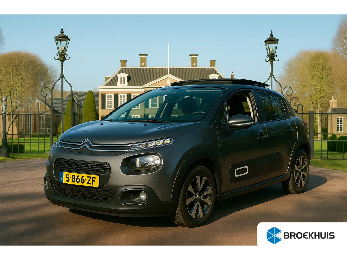 Citroen C3 1.2 PureTech Feel Edition | NL AUTO! | 1E EIGENAAR Gris - 1