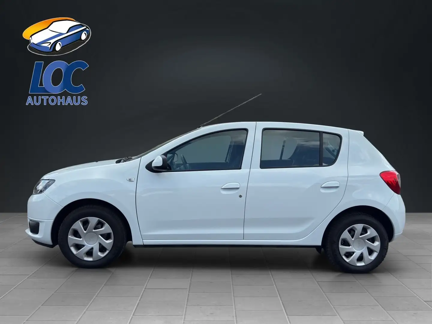 Dacia Sandero II Laureate, Navi, wie neu, Tempomat Weiß - 2
