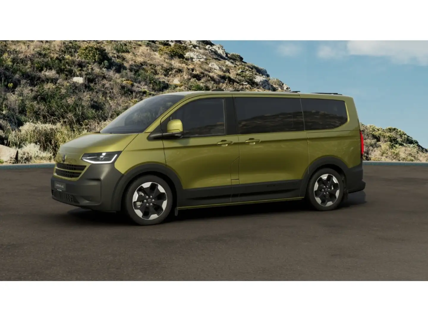Volkswagen T7 Caravelle PanAmericana 2,0 l TDI 4Motion KR Navi Digitales C Groen - 2