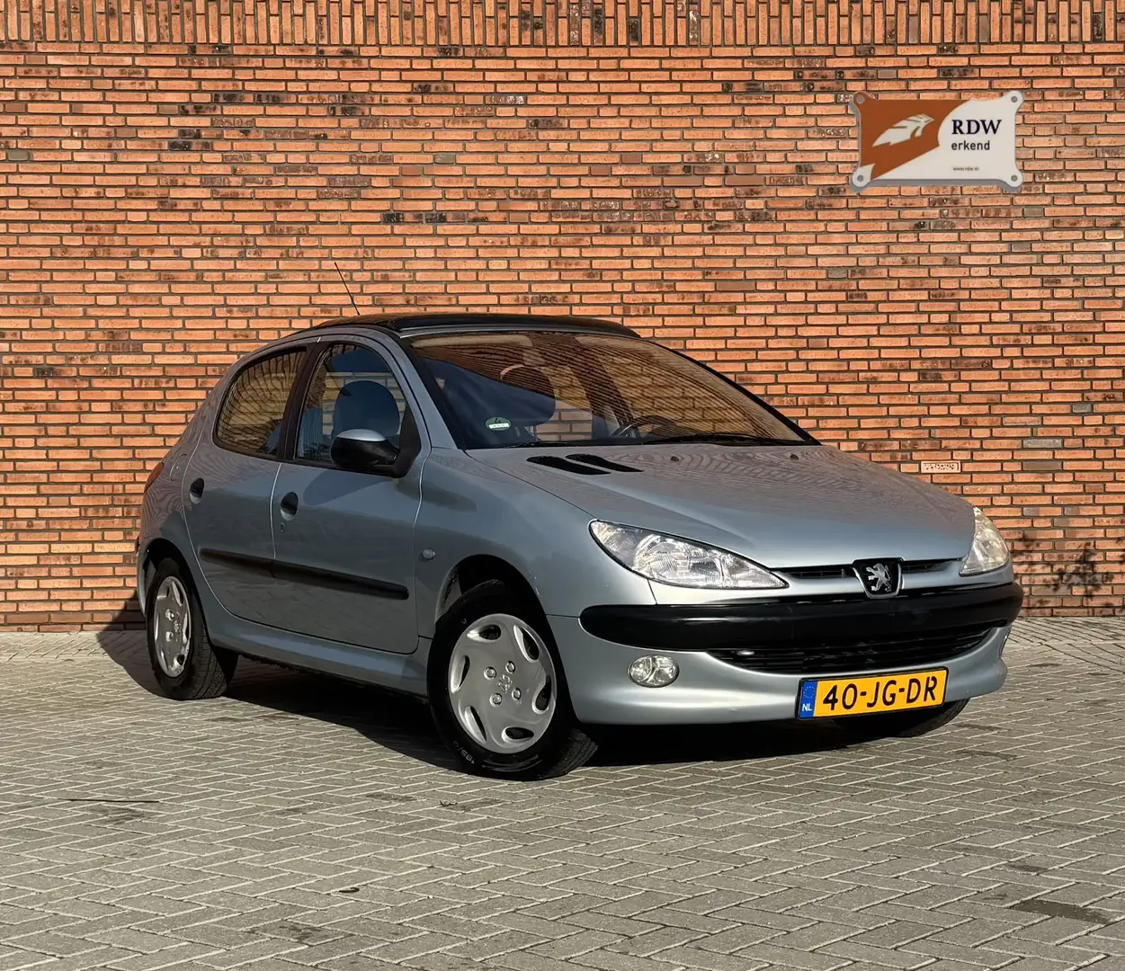 Peugeot 206 1.6-16V Gentry, Dakraam, Airco Grijs - 1