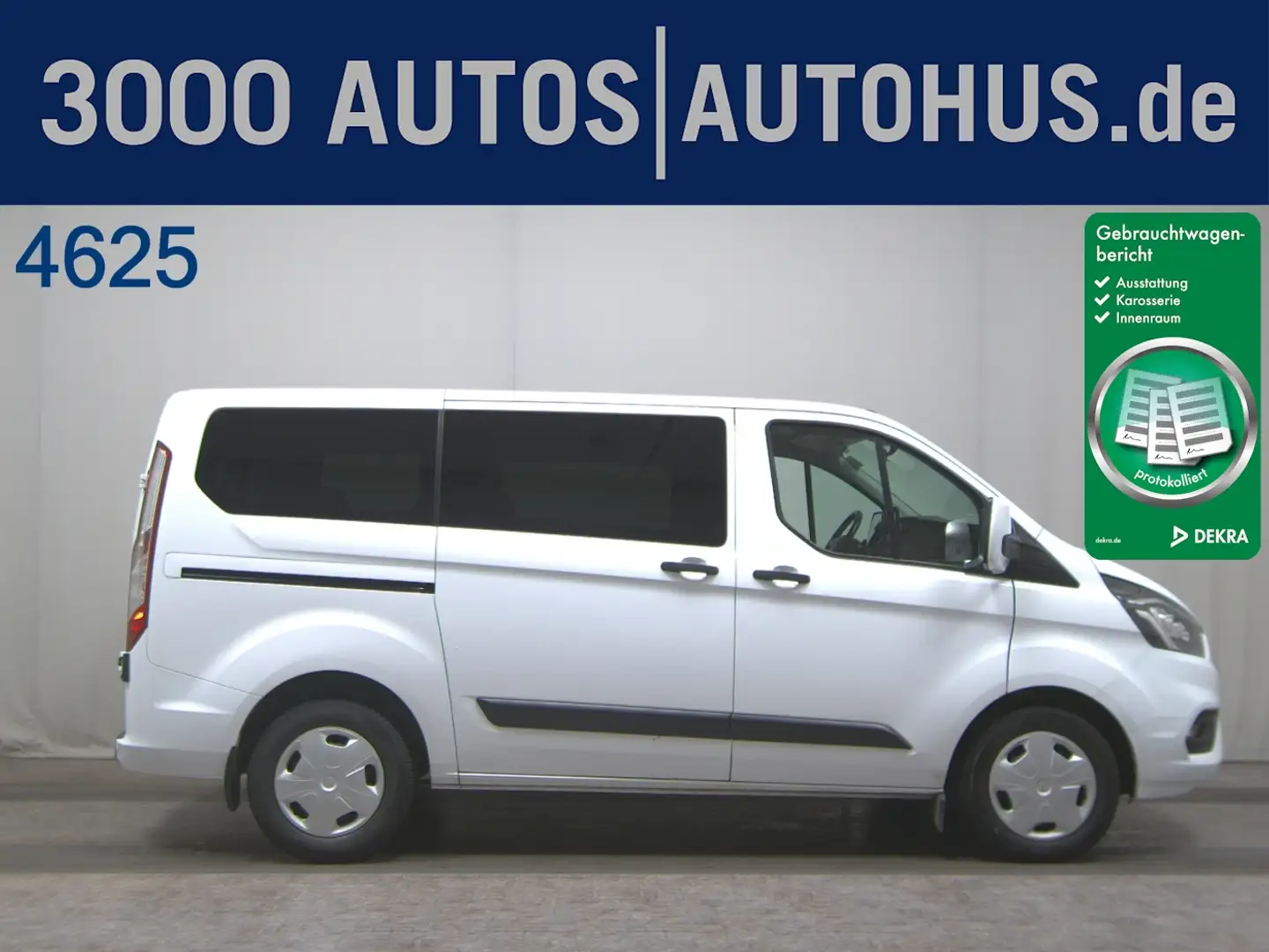 Ford Transit Custom 2.0 TDCi Trend 9-Sitze Navi PDC Weiß - 1
