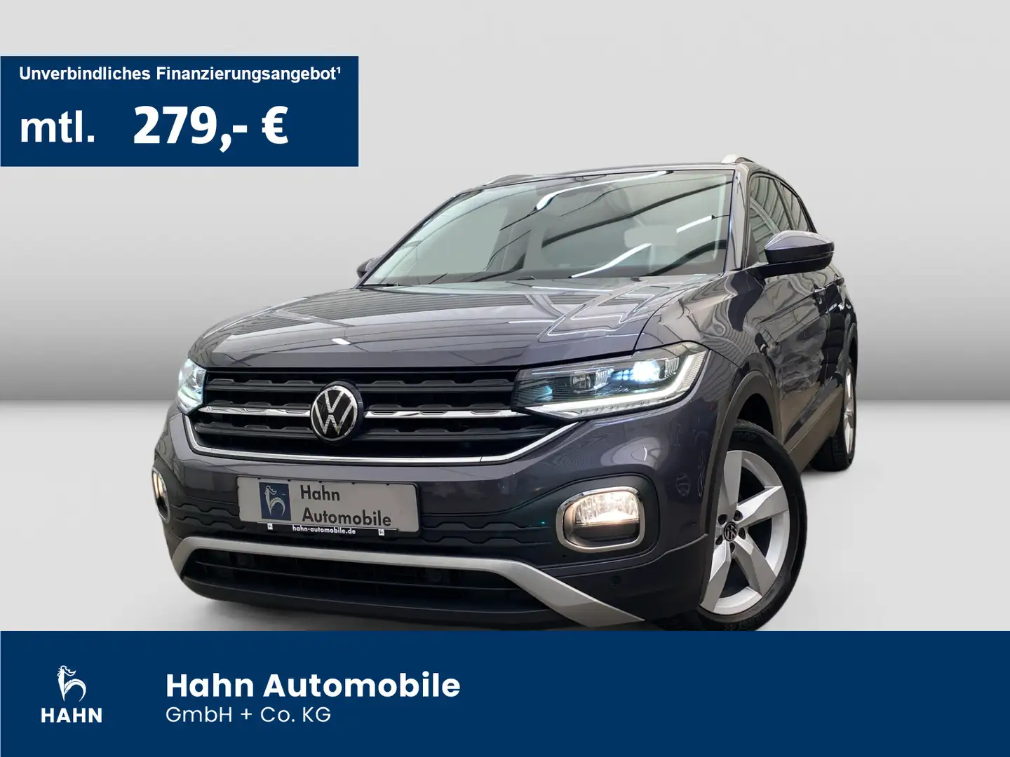 Volkswagen T-Cross Style 1.0TSI DSG APP-CONN CAM LED SITZHE Grau - 1