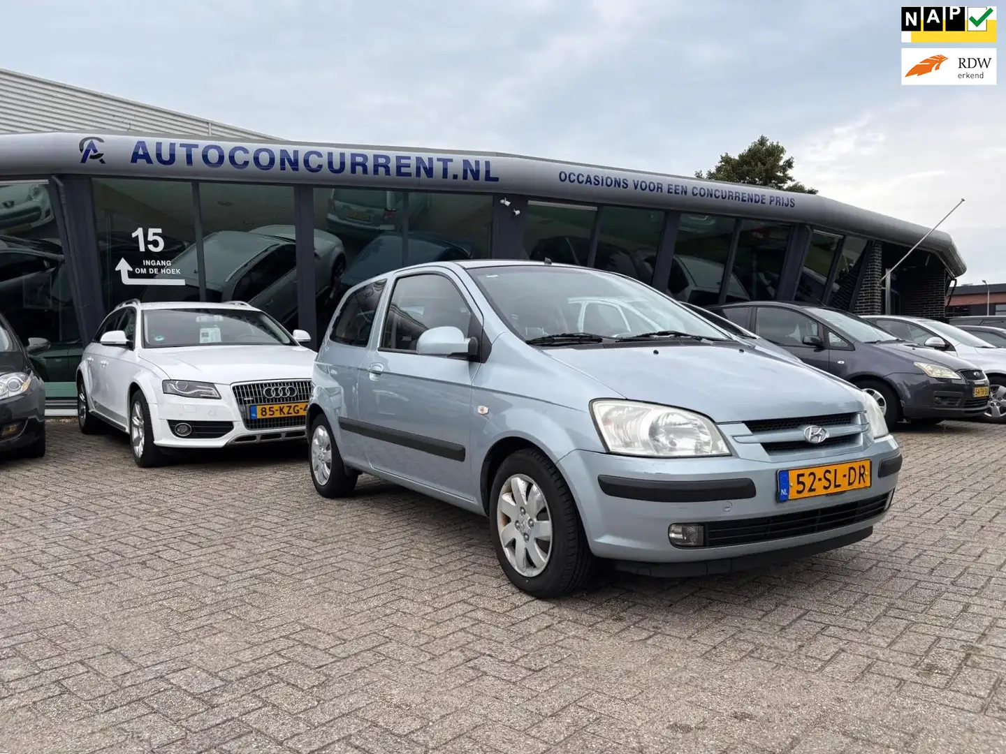 Hyundai Getz 1.3i Dynamic Sky, Nieuwe APK, Airco, Inruil mogeli Blauw - 1