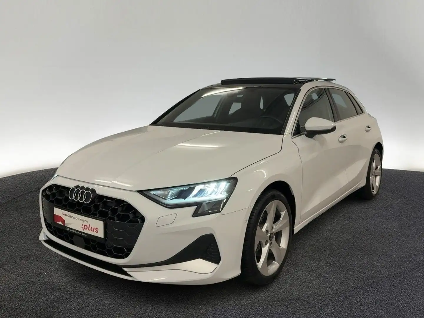 Audi A3 Advanced 30 TFSI S tr. STDHZG PANO Weiß - 2