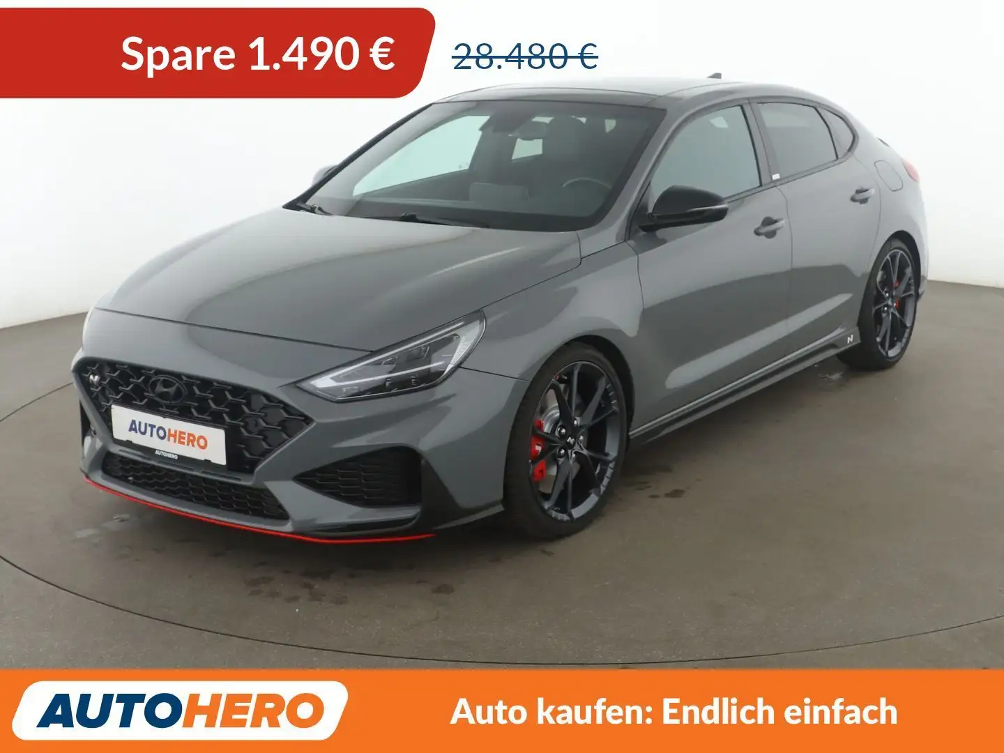 Hyundai i30 2.0 T-GDI N Performance Aut*NAVI*LED*TEMPO*CAM*PDC Grau - 1
