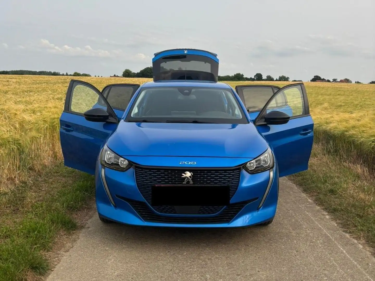 Peugeot e-208 208 Elektromotor 136 GT Pack Blauw - 2