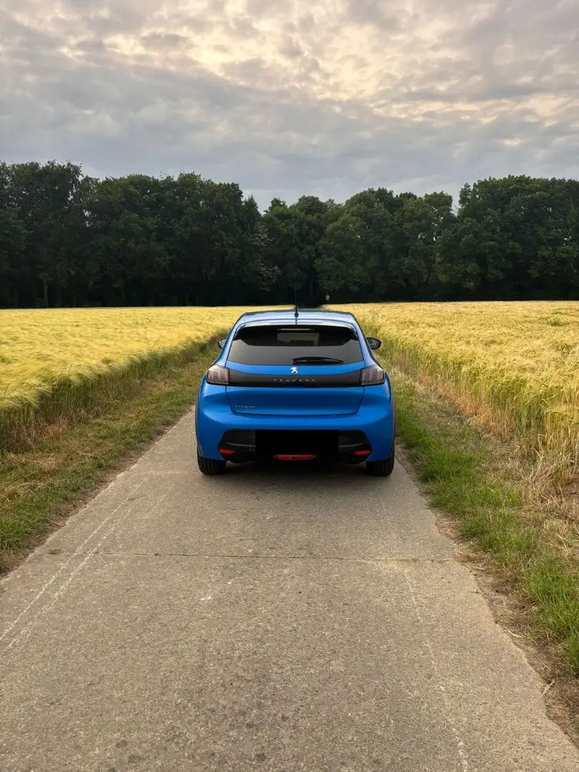Peugeot e-208 208 Elektromotor 136 GT Pack Blauw - 1
