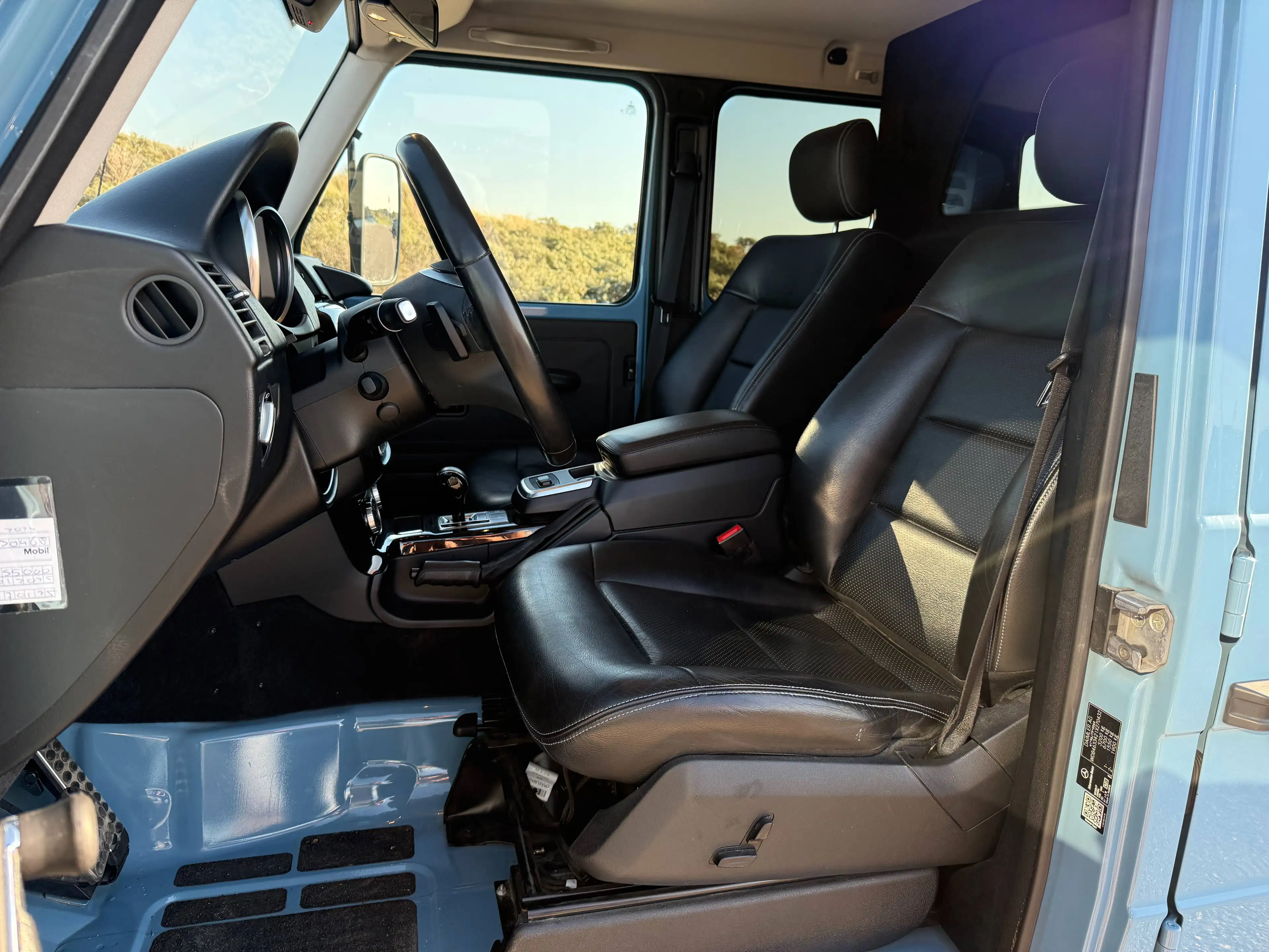 Mercedes-Benz G 350 Professional | Grijs kenteken | NL Auto | China Blue | zwart leder | 245 pk | — photo 11