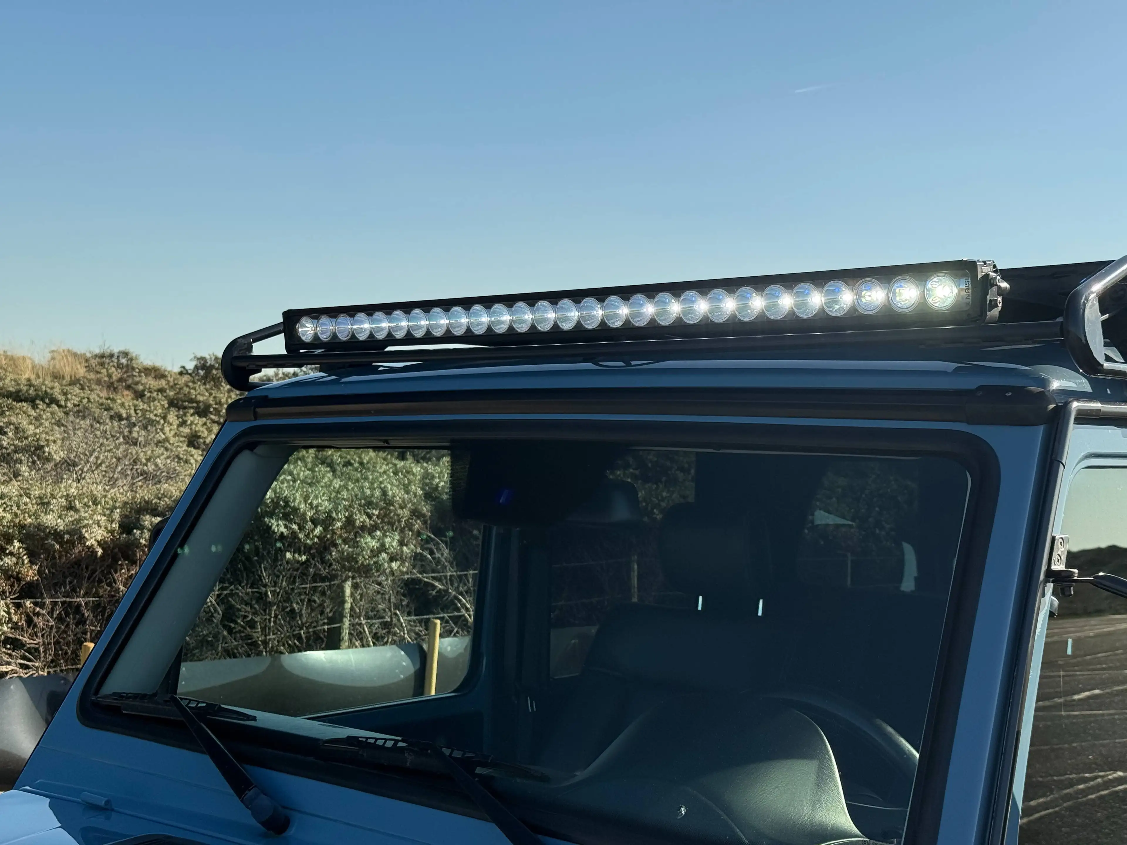 Mercedes-Benz G 350 Professional | Grijs kenteken | NL Auto | China Blue | zwart leder | 245 pk | — photo 14
