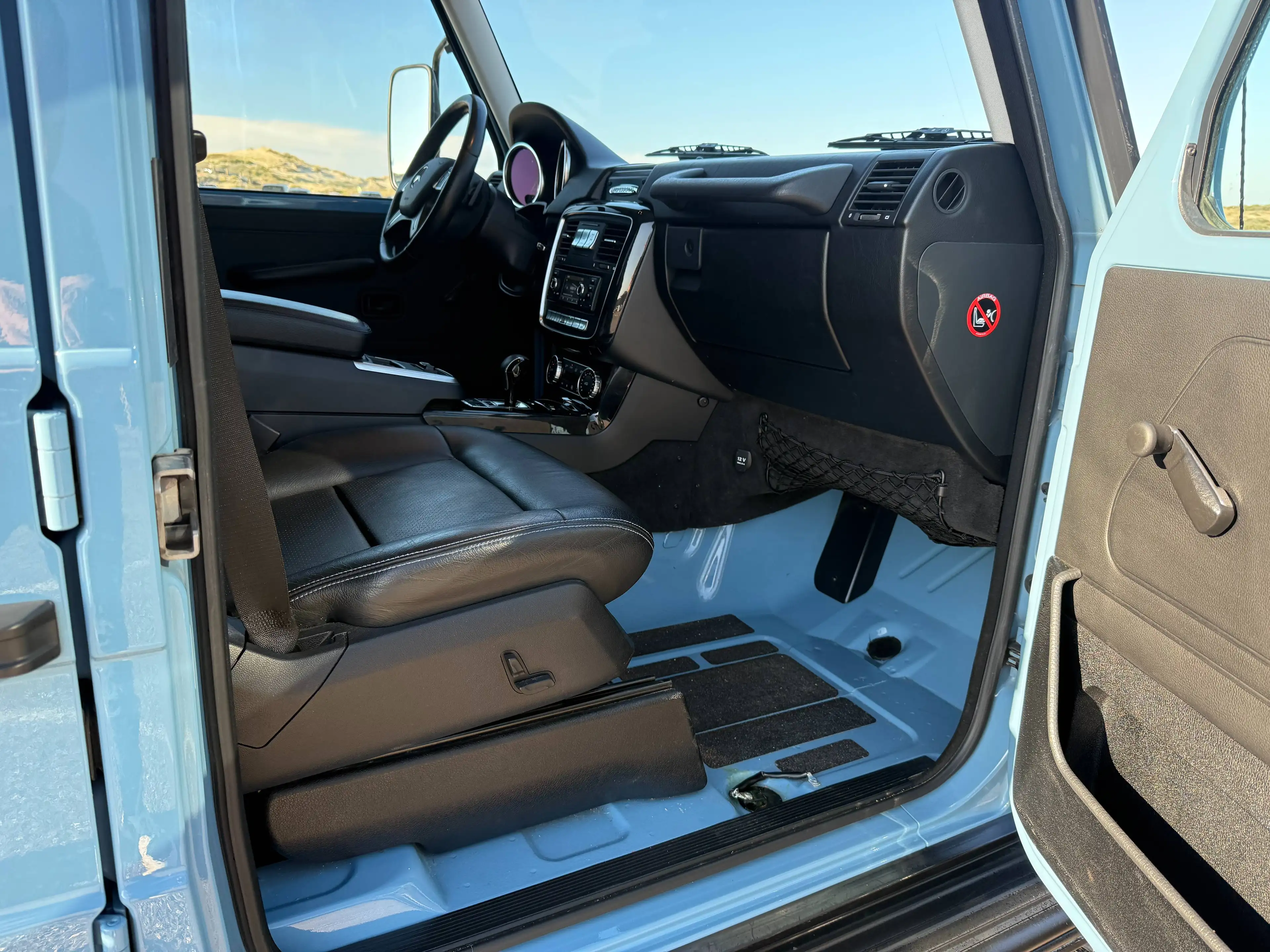 Mercedes-Benz G 350 Professional | Grijs kenteken | NL Auto | China Blue | zwart leder | 245 pk | — photo 7