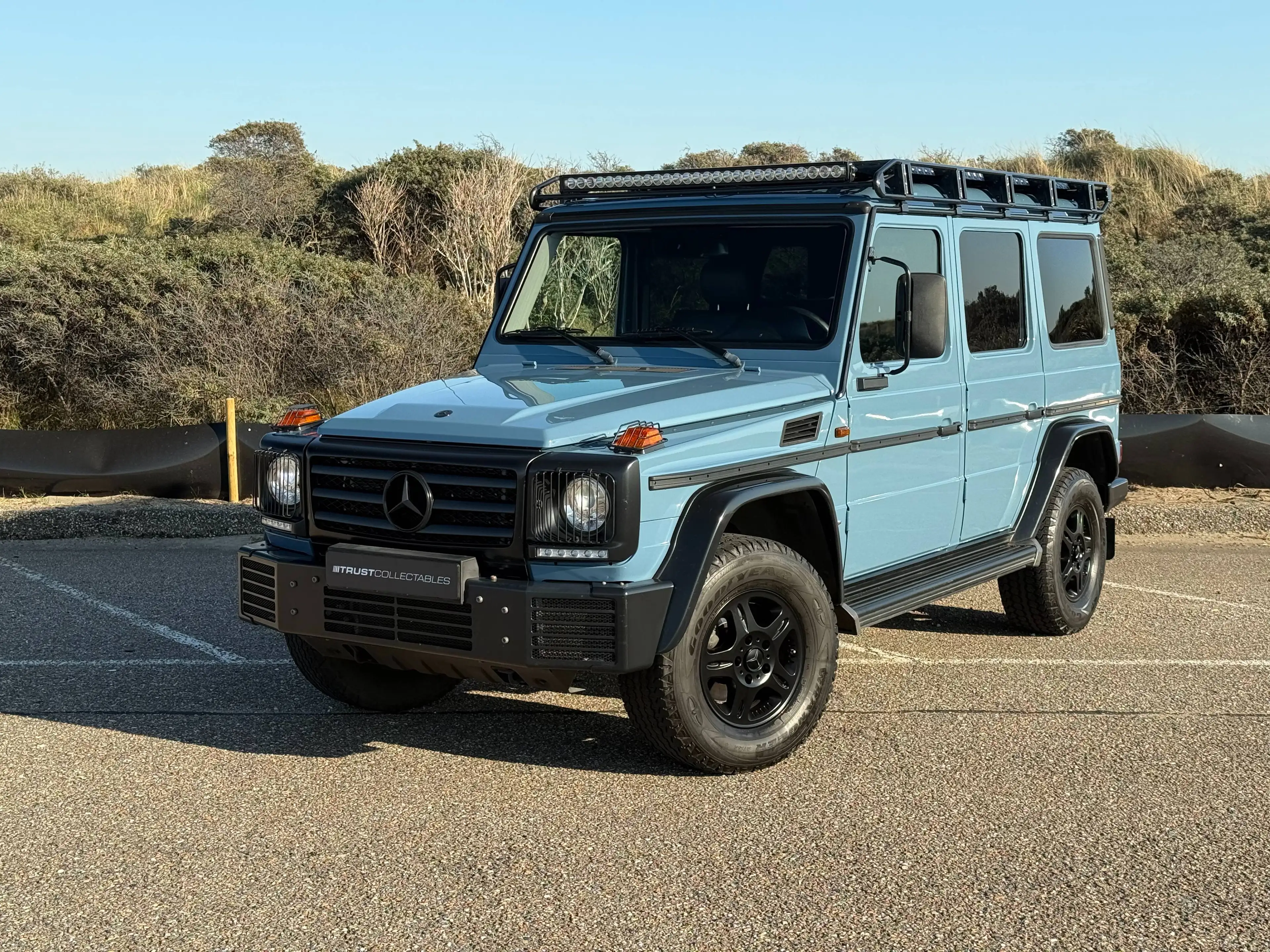 Mercedes-Benz G 350 Professional | Grijs kenteken | NL Auto | China Blue | zwart leder | 245 pk |