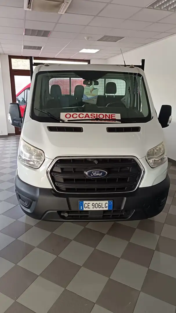 Ford Transit FORD TRANSIT EURO 6 ANNO 2021 CASSONATO PASSO LUNG Wit - 1