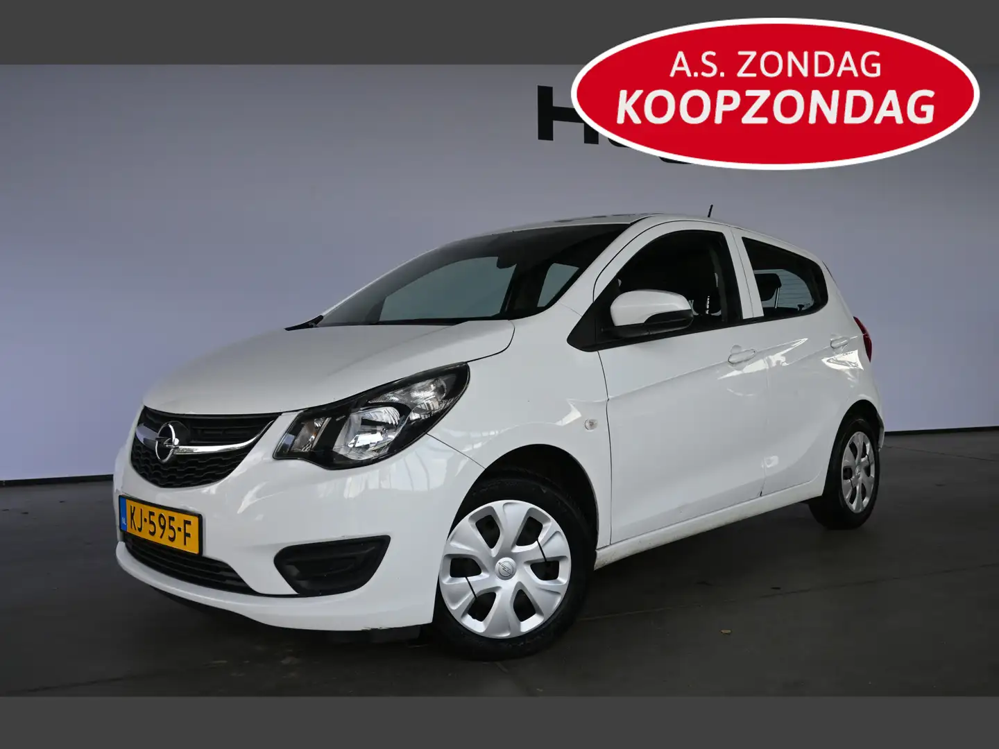 Opel Karl 1.0 ecoFLEX Edition Airco Cruise control Elektrisc Alb - 1