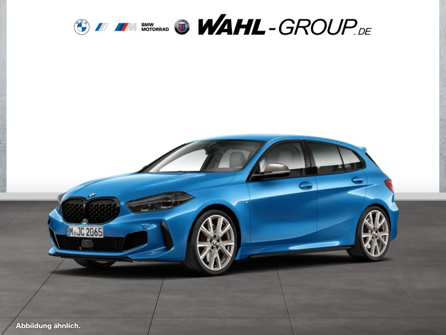 BMW 135 M135i xDrive M SPORT PRO LC PROF LEDER E-SITZE HI Blau - 1