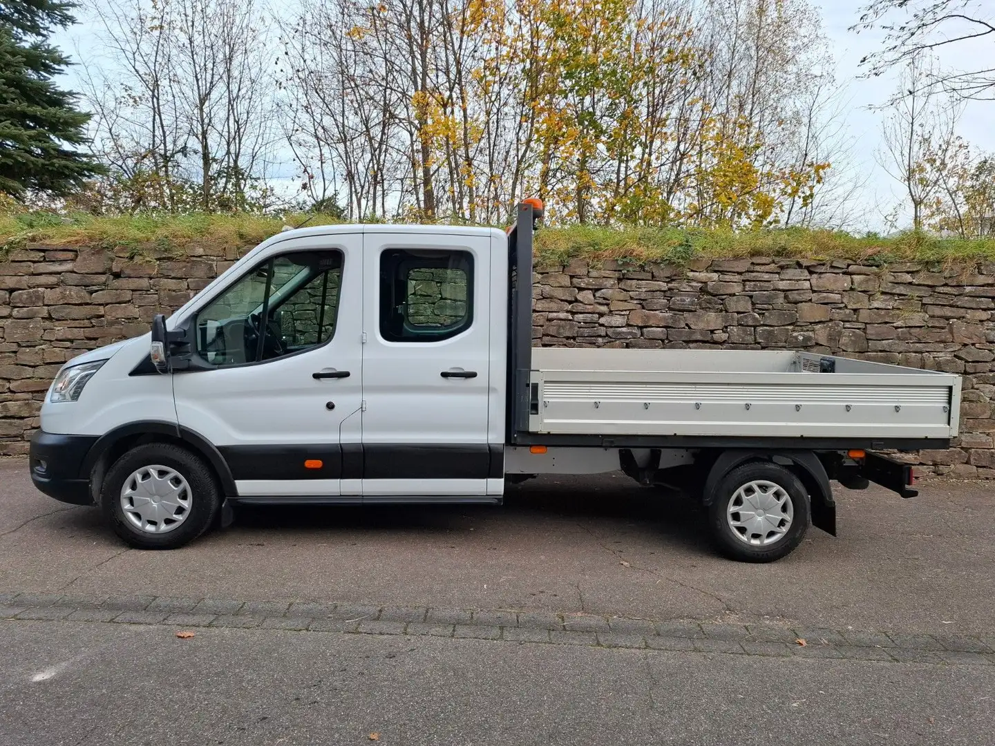 Ford Transit Pritsche 350 L3 DK Trend Klima Navi AHK Blanc - 2