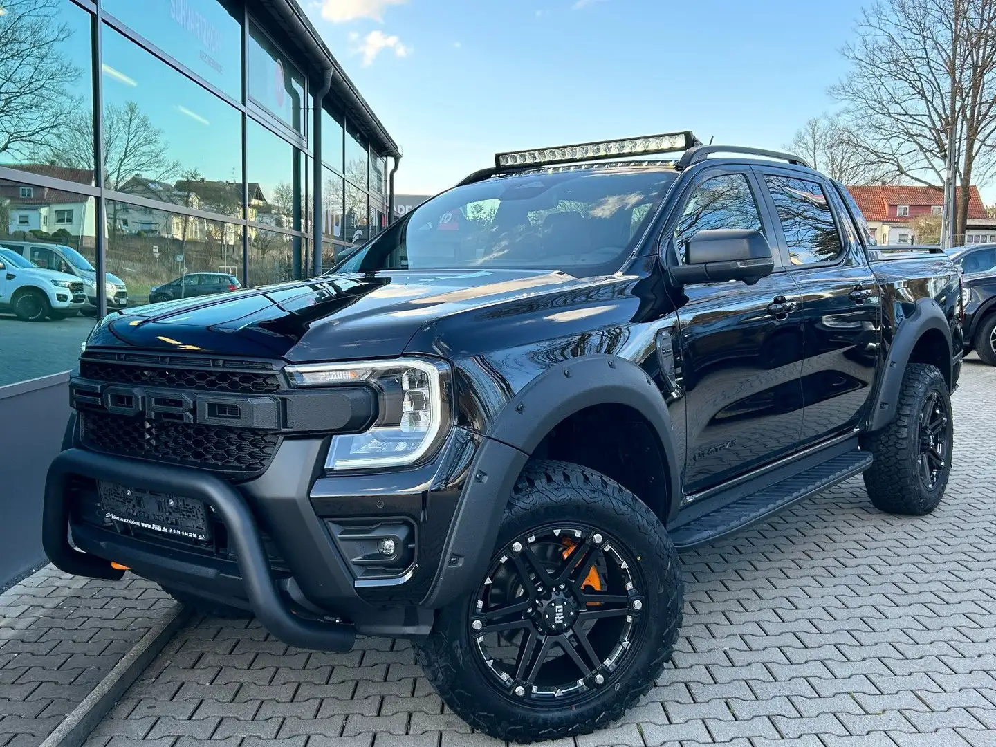 Ford Ranger Wildtrak 151KW 20Zoll+Hoch Raptorfront+LED T71 Schwarz - 2