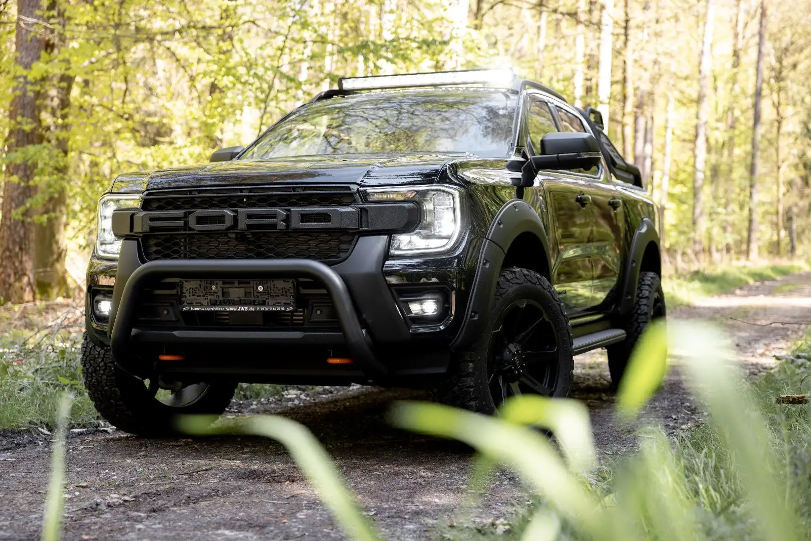 Ford Ranger Wildtrak 151KW 20Zoll+Hoch Raptorfront+LED T71 Schwarz - 1