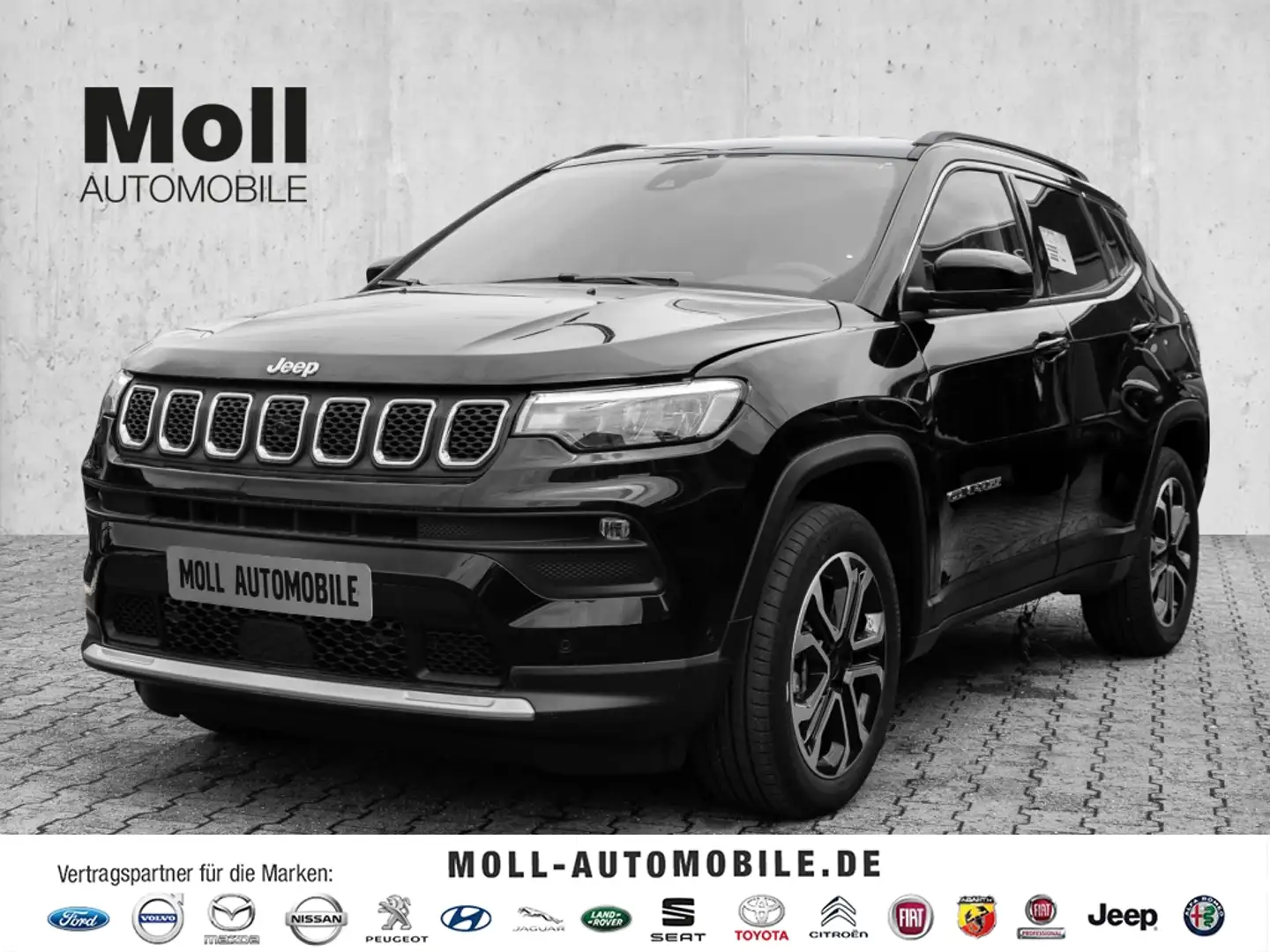 Jeep Compass E-HYBRID - LIMITED - PREMIUM - WINTER Schwarz - 2