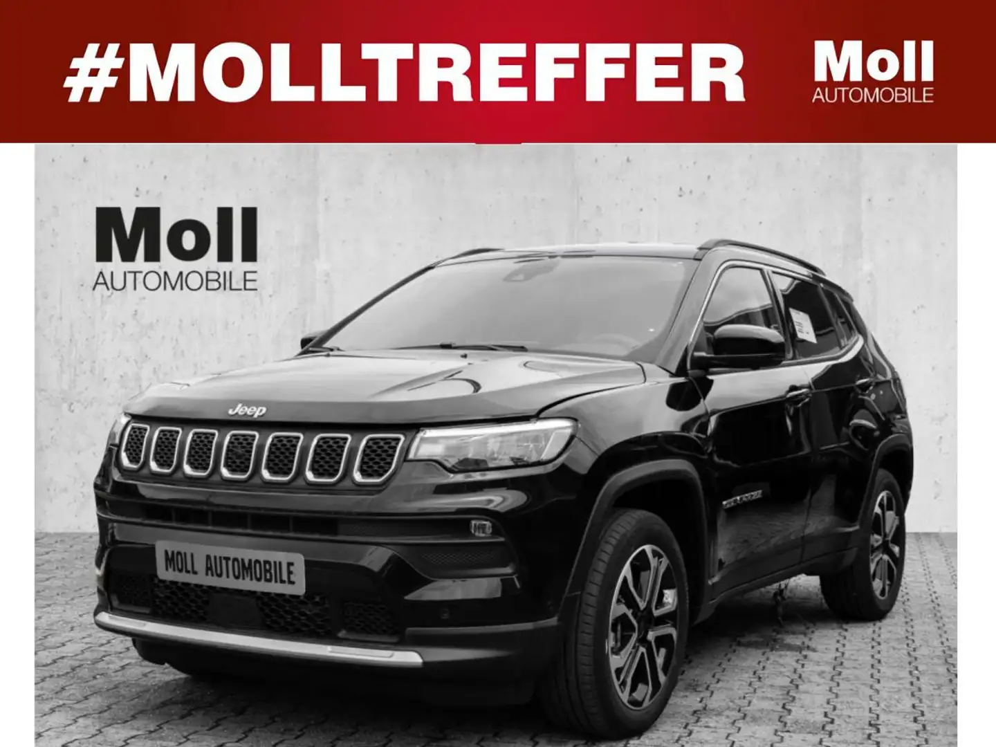 Jeep Compass E-HYBRID - LIMITED - PREMIUM - WINTER Schwarz - 1