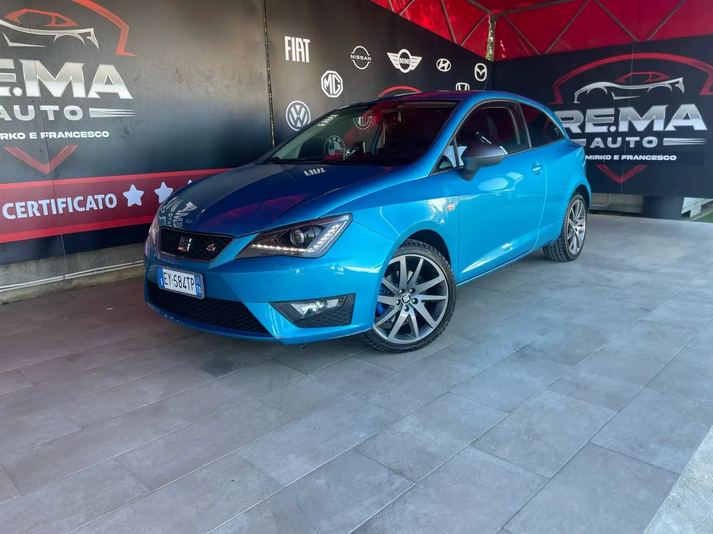 SEAT Ibiza 1.6 TDI 105 CV CR 3 porte FR Bleu - 1